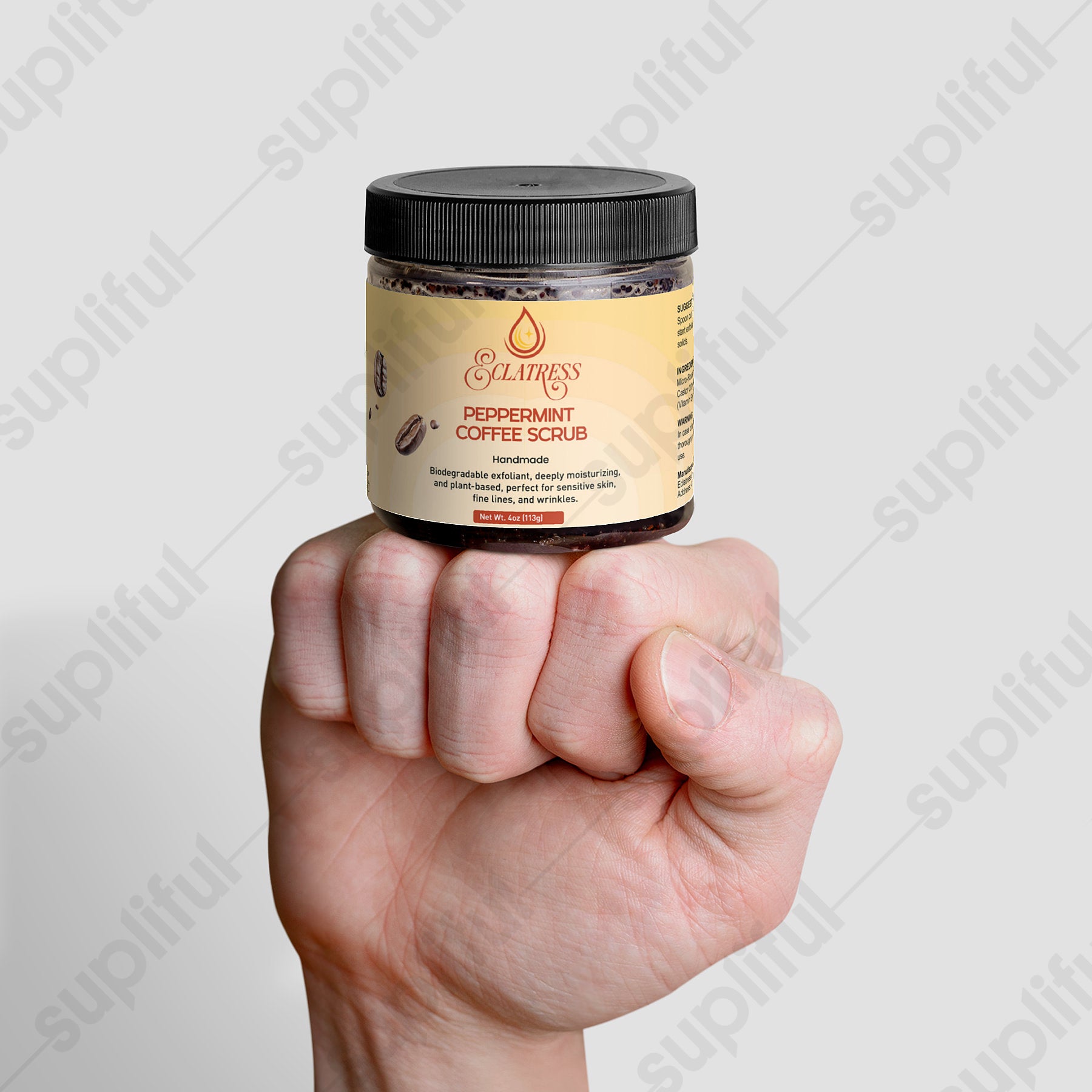 Peppermint Coffee Scrub